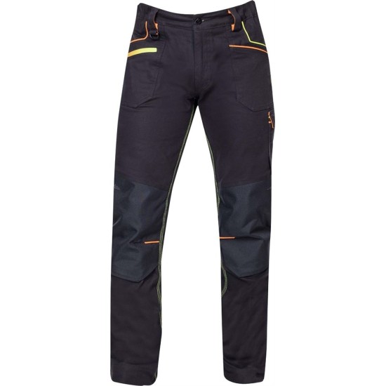 Pantaloni de lucru strech rezistenti la uzura, slim fit, negru