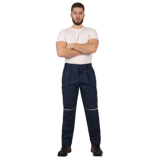 Pantaloni de lucru de vara, material ripstop, densitate 200g/mp, bleumarin